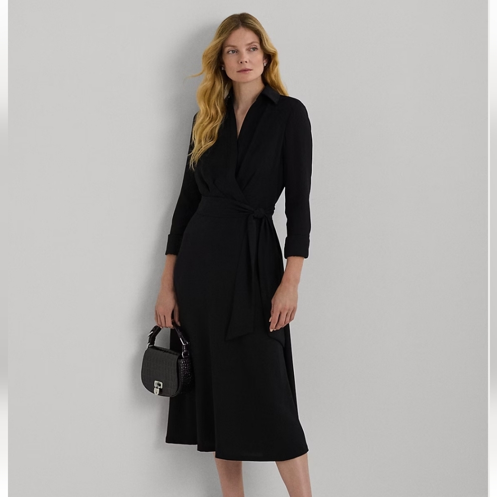 Ralph Lauren Black Midi Dress
